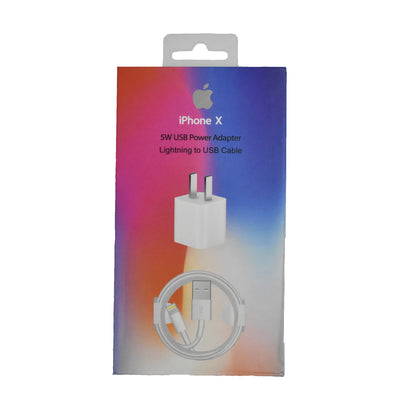 Cable paquete cargador y cable iPhone X