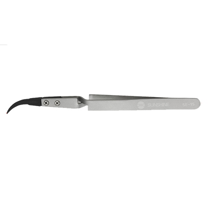 Tweezer curvas encontradas de ceramica Sunshine SE-15